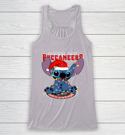 Tampa Bay Buccaneers NFL Football noel stitch Christmas Racerback Tank 3
