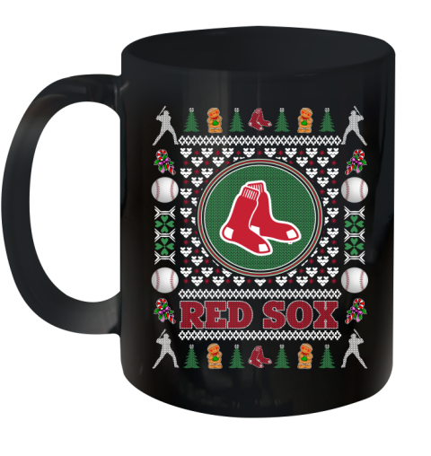 Boston Red Sox Merry Christmas MLB Baseball Loyal Fan Ceramic Mug 11oz