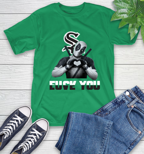 MLB Chicago White Sox Deadpool Love You Fuck You Baseball Sports T-Shirt 7