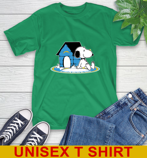 NFL Football Los Angeles Chargers Snoopy The Peanuts Movie Shirt T-Shirt 7