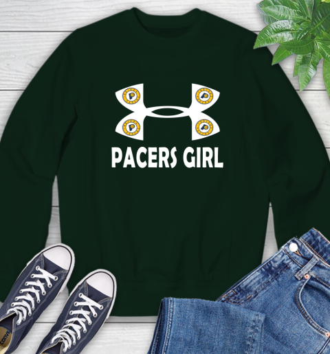 NBA Indiana Pacers Girl Under Armour Basketball Sports Sweatshirt 12