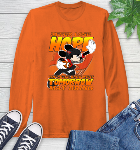Tampa Bay Buccaneers NFL Football Mickey Disney Never Lose Hope Long Sleeve T-Shirt 4
