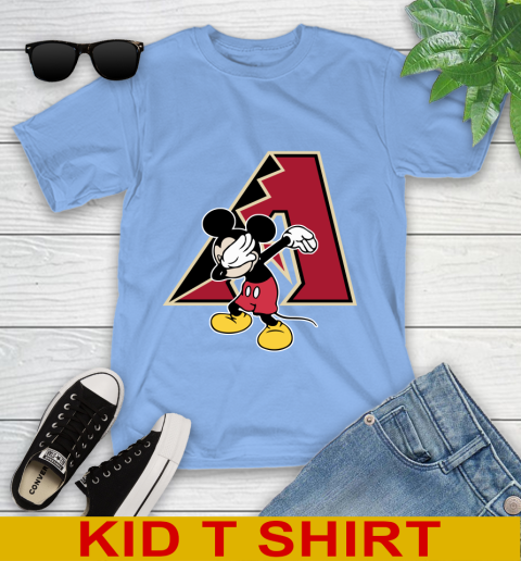 Arizona Diamondbacks MLB Baseball Dabbing Mickey Disney Sports Youth T-Shirt 12 Arizona Diamondbacks MLB Baseball Dabbing Mickey Disney Sports Youth T-Shirt - Image 12