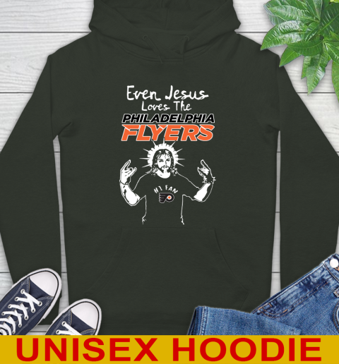 Philadelphia Flyers NHL Hockey Even Jesus Loves The Flyers Shirt Hoodie 12