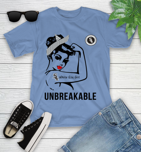 MLB Chicago White Sox Girl Unbreakable Baseball Sports Youth T-Shirt 9