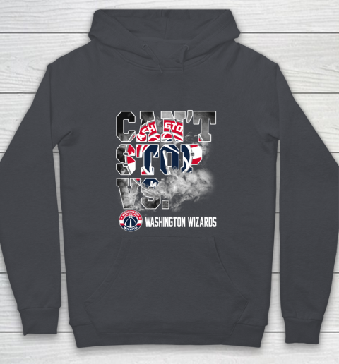 NBA Washington Wizards Basketball Can't Stop Vs Youth Hoodie 5