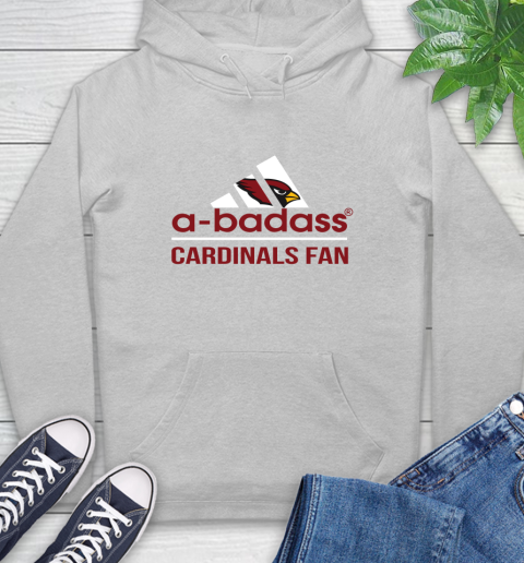 NFL A Badass Arizona Cardinals Fan Adidas Football Sports Hoodie 6