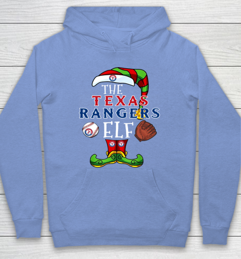 Texas Rangers Christmas ELF Funny MLB Hoodie 8