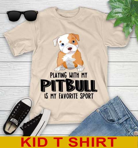 Playing with my pitbull is my favorite sport 94
