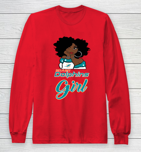 Miami Dolphins Girl NFL Long Sleeve T-Shirt 10