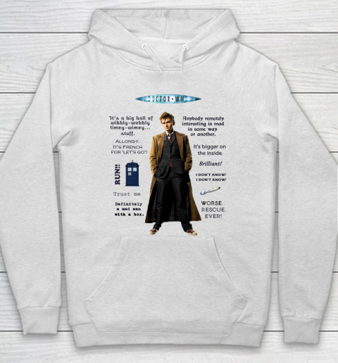Doctor Who Shirt Dr. Who Quotes Hoodie