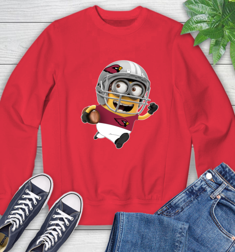 NFL Arizona Cardinals Minions Disney Football Sports Sweatshirt 10