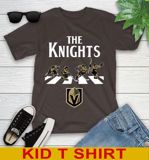 NHL Hockey Vegas Golden Knights The Beatles Rock Band Shirt Youth T-Shirt 6