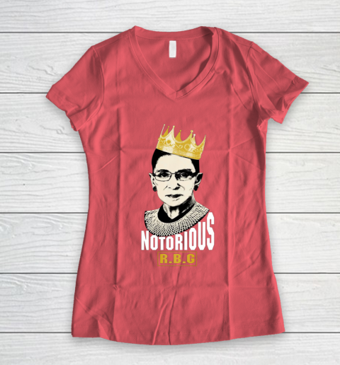 Notorious RBG Ruth Bader Ginsburg Political Women's V-Neck T-Shirt 4