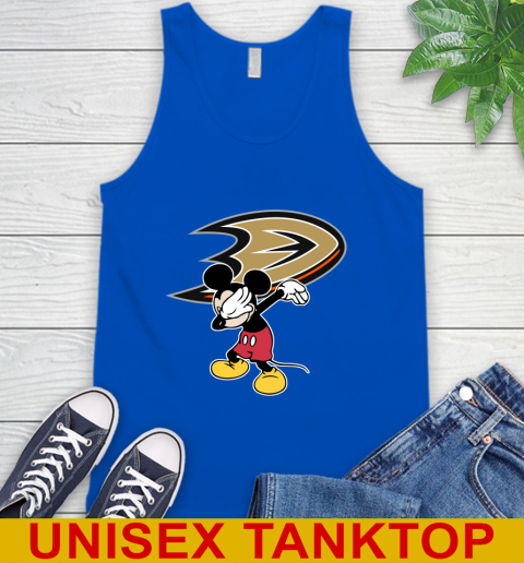 Anaheim Ducks NHL Hockey Dabbing Mickey Disney Sports Tank Top 5