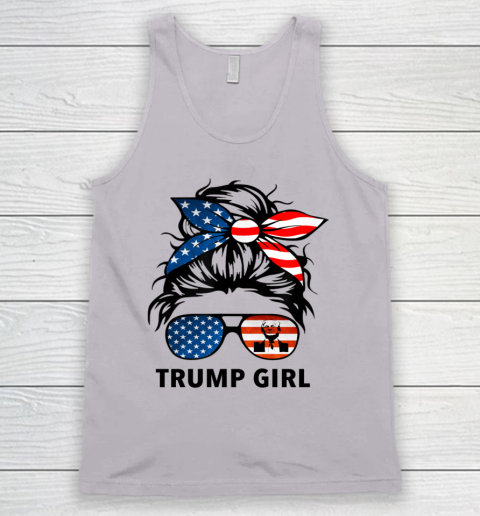 Trump Girl American Flag Glass Tank Top 2