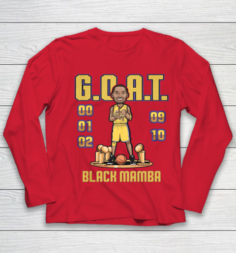 Kobe Bryant Goat Youth Long Sleeve 10