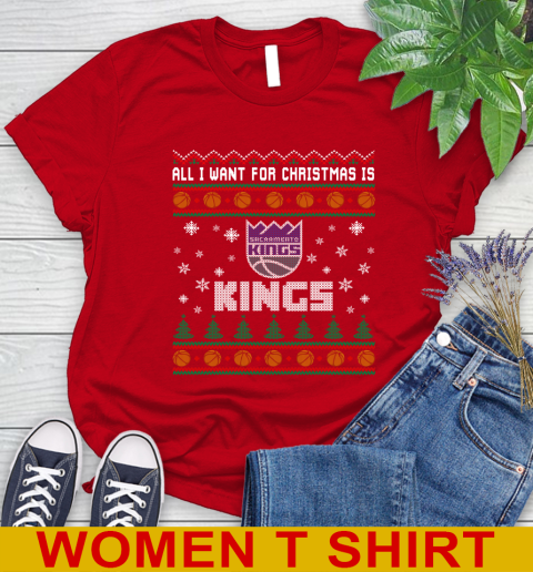 NBA Basketball All I Want For Christmas Is Sacramento Kings 95