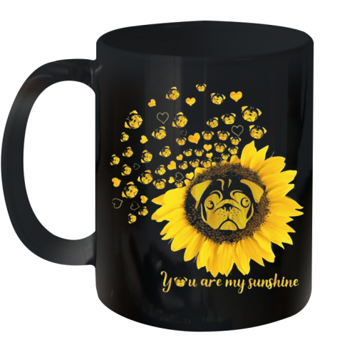 You Are My Sunshine Sunflower Pitbull Ceramic Mug 11oz