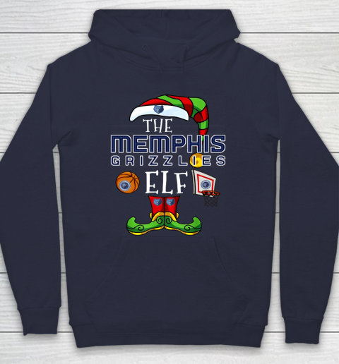Memphis Grizzlies Christmas ELF Funny NBA Hoodie 2