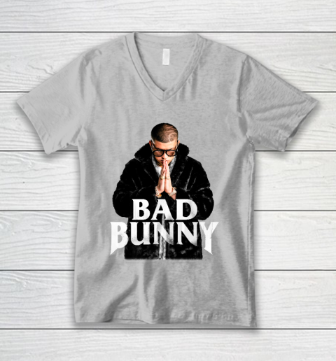Top Best Design Bad Bunny V-Neck T-Shirt 3