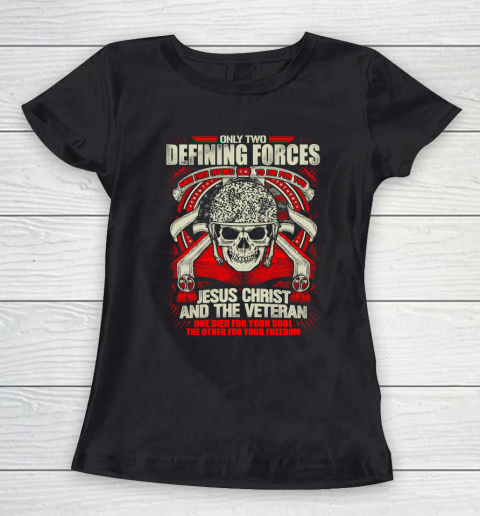 Veteran Shirt Veteran Defining Forces Women's T-Shirt