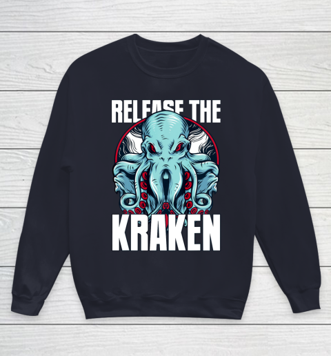Release the Kraken Youth Sweatshirt 2