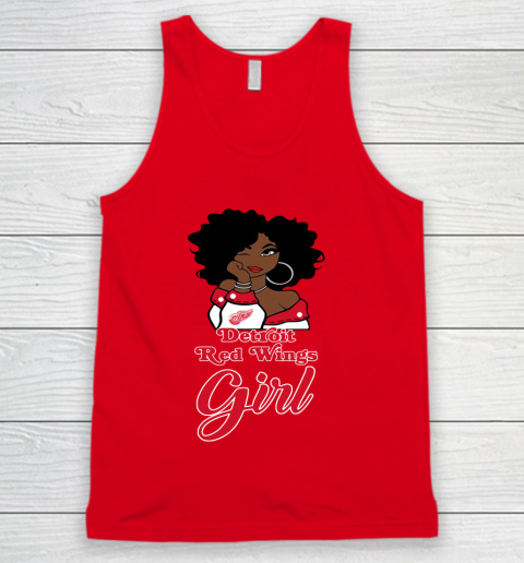 Detroit Red Wings Girl NHL Tank Top 6