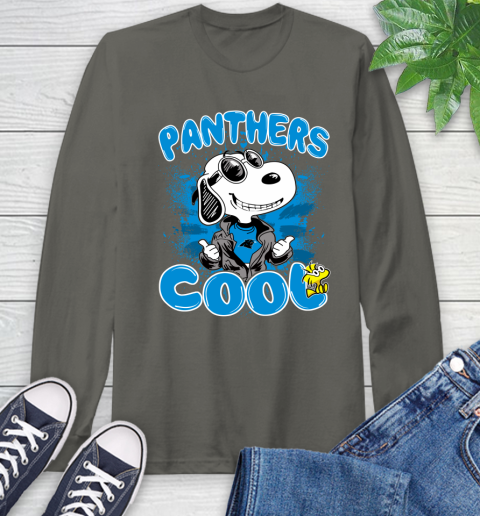 NFL Football Carolina Panthers Cool Snoopy Shirt Long Sleeve T-Shirt 10