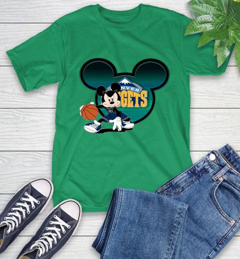 NBA Denver Nuggets Mickey Mouse Disney Basketball T-Shirt 7