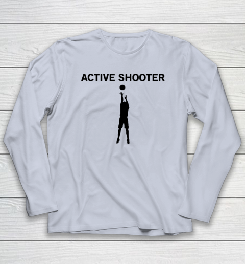Active Shooter Basketball Lovers Long Sleeve T-Shirt 4