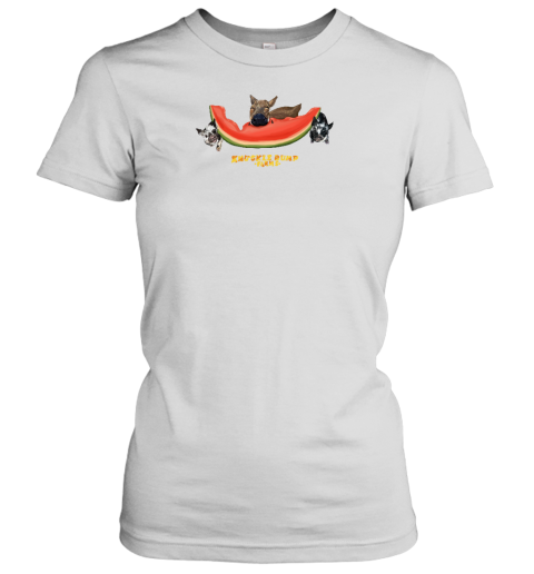 Knucklebumpfarms Store Jason Jennifer & Fern Watermelon Women's T