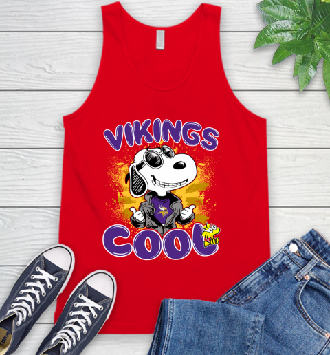 NFL Football Minnesota Vikings Cool Snoopy Shirt Tank Top 5