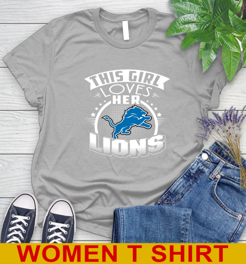 Detroit Lions NFL Football This Girl Loves Her Team 89