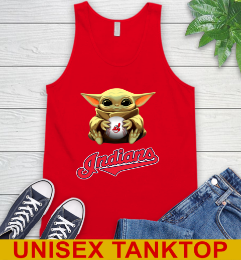 MLB Baseball Cleveland Indians Star Wars Baby Yoda Shirt 75