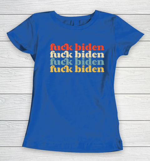 Vintage Fuck Biden Anti Biden Tee Top Womens Mens Premium Women's T-Shirt 8