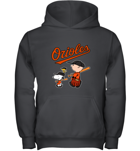 Baltimore Orioles Let's Play Baseball Together Snoopy MLB Sweatshirt 