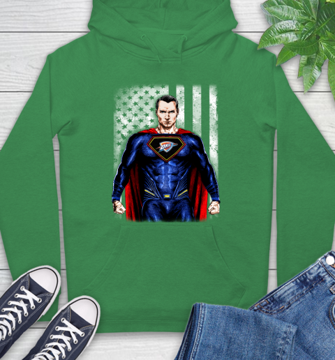 Nba Basketball Oklahoma City Thunder Superman Dc Shirt Hoodie