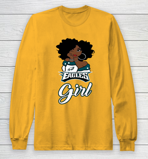 Philadelphia Eagles Girl NFL Long Sleeve T-Shirt 3