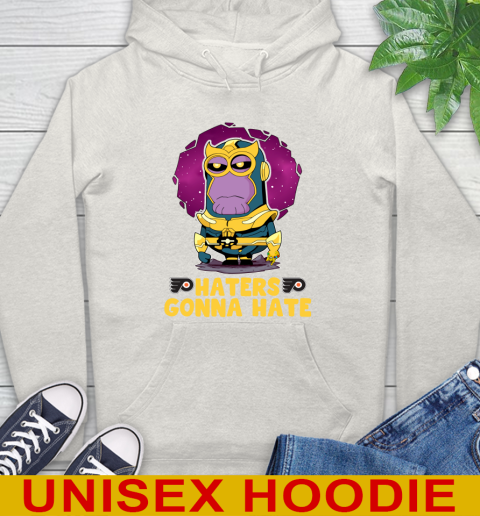 NHL Hockey Philadelphia Flyers Haters Gonna Hate Thanos Minion Marvel Shirt Hoodie 12
