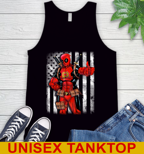 MLB Baseball Pittsburgh Pirates Deadpool American Flag Shirt Tank Top