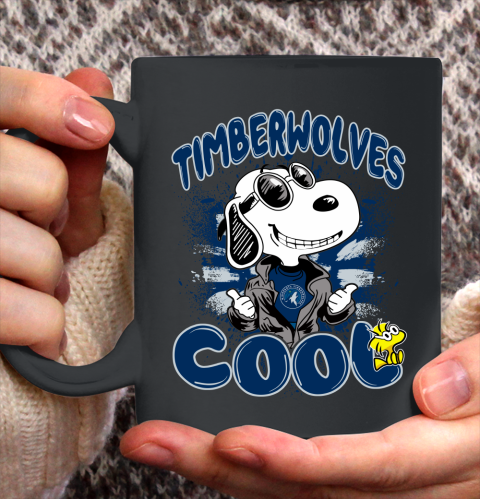 NBA Basketball Minnesota Timberwolves Cool Snoopy Shirt Ceramic Mug 15oz
