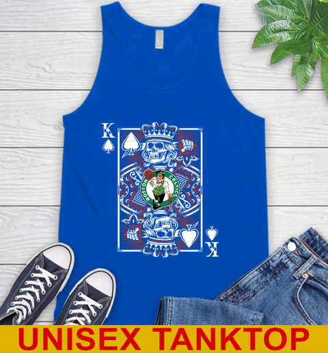 Boston Celtics NBA Basketball The King Of Spades Death Cards Shirt Tank Top 4