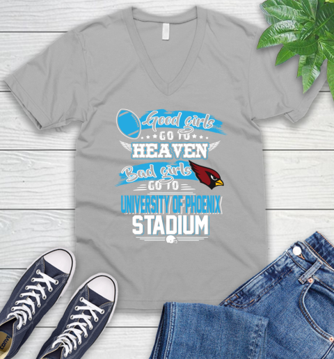 Arizona Cardinals NFL Bad Girls Go To University Of Phoenix Shirt V-Neck T-Shirt 3