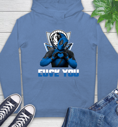 NBA Dallas Mavericks Deadpool Love You Fuck You Basketball Sports Hoodie 11