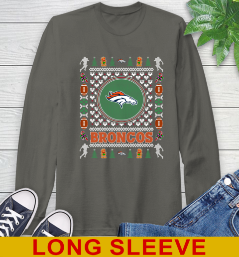 Denver Broncos Merry Christmas NFL Football Loyal Fan Long Sleeve T-Shirt 10
