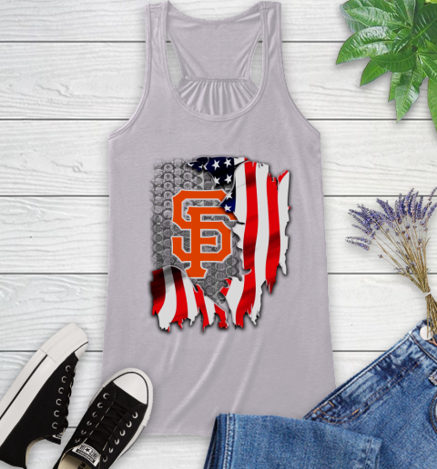 San Francisco Giants MLB Baseball American Flag Racerback Tank 4