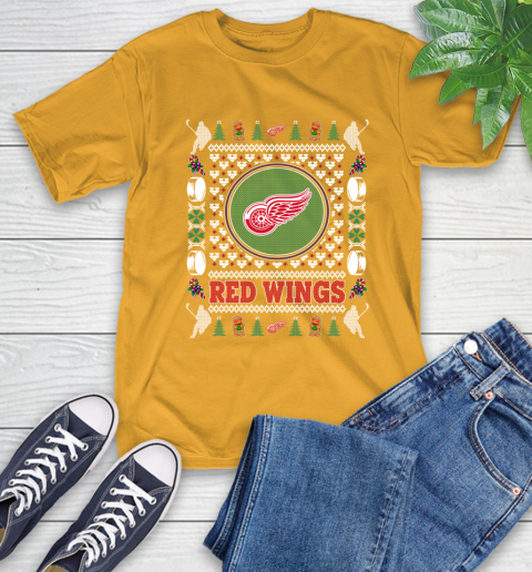 Detroit Red Wings Merry Christmas NHL Hockey Loyal Fan Ugly Shirt 2