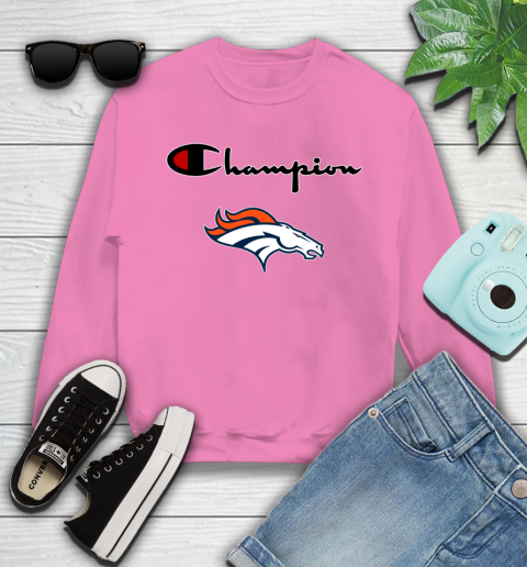 NFL Football Denver Broncos Champion Shirt Youth Sweatshirt 3