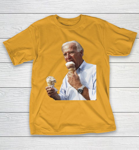 Joe Biden Eating Ice Cream T-Shirt 2